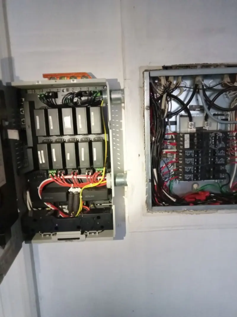 Electrical panel upgrade completed for Security Camera Wiring in Lehigh Acres
